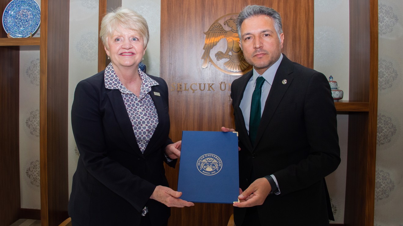 ABD heyeti, Selçuk Üniversitesine hayran kaldı